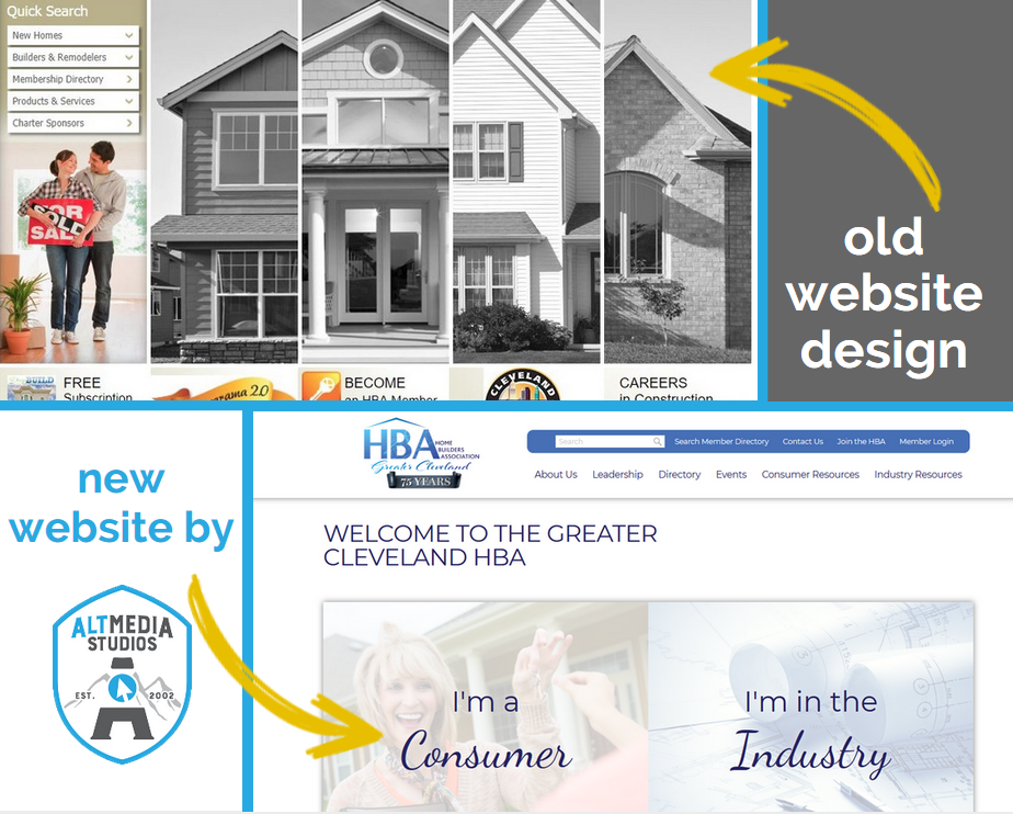 New mobile friendly website for the HBA of Greater Cleveland